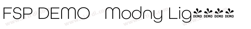 FSP DEMO   Modny Lig字体转换